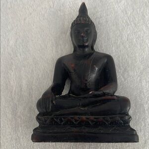 Black Buddha Figurine